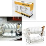 2 Layer Multipurpose Kitchen Dish Drainer Rack