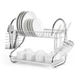 2 Layer Multipurpose Kitchen Dish Drainer Rack