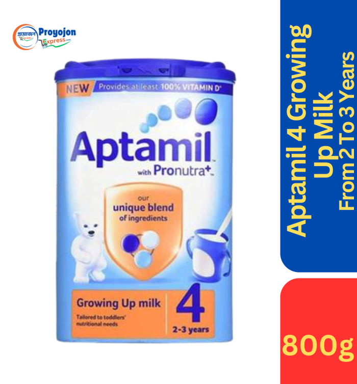 Aptamil 4 Growing Up Milk From 2 To 3 Years