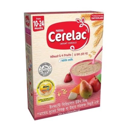 Nestle Cerelac Stage 3 Wheat and 4 Fruits