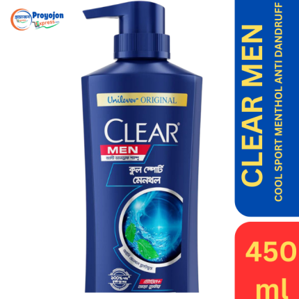 CLEAR MEN SHAMPOO COOL SPORT MENTHOL ANTI DANDRUFF