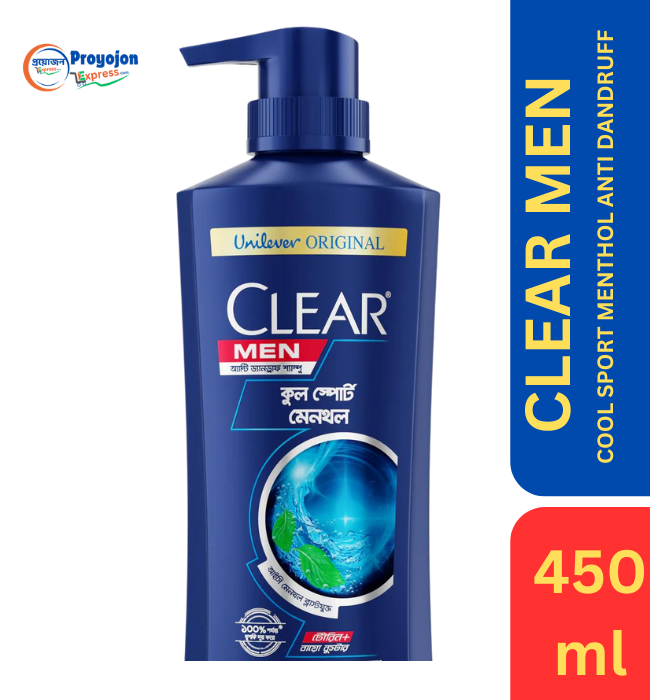 CLEAR MEN SHAMPOO COOL SPORT MENTHOL ANTI DANDRUFF