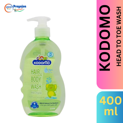 Kodomo Kids Head To Toe Wash 400ml