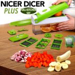 Nicer Dicer Plus Vegetable Cutter Green